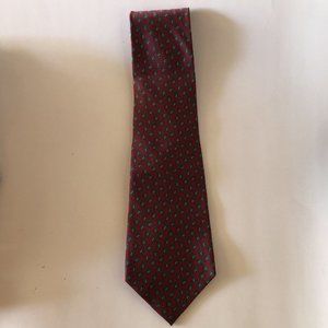 Silk VINTAGE Polo Ralph Lauren Tie Red Blue Yellow Paisley Hand Made in USA